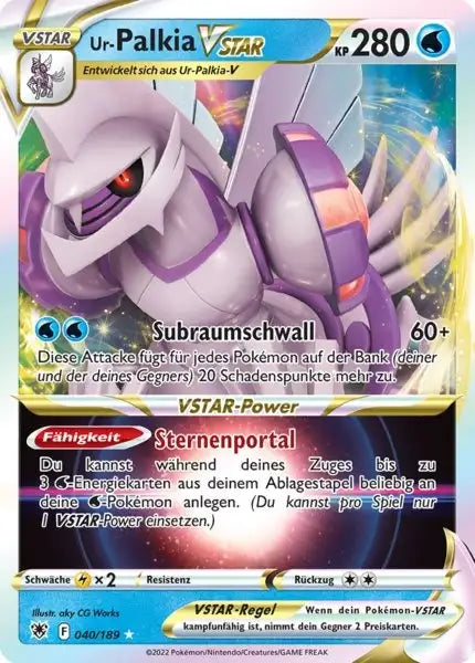 Ur Palkia VSTAR 040/189 – Pokémon Astralglanz Karte