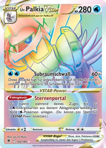 Ur Palkia VSTAR 192/189 – Pokémon Astralglanz Karte