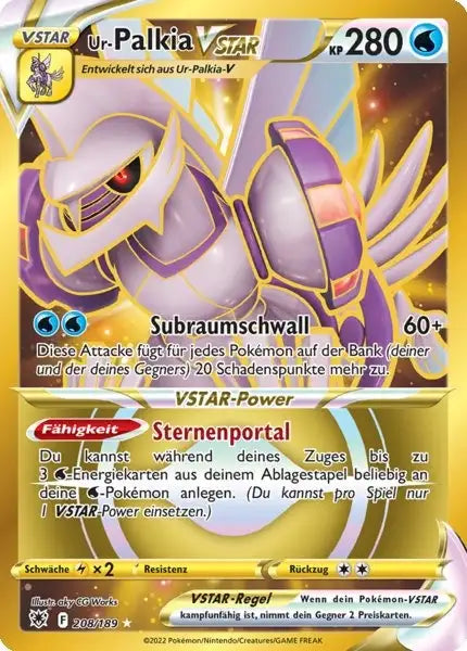 Ur Palkia VSTAR 208/189 – Pokémon Astralglanz Karte