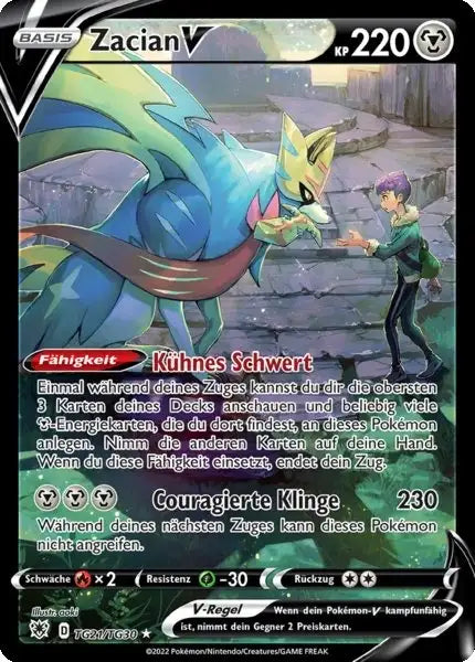 Zacian V TG21 – Pokémon Astralglanz Karte