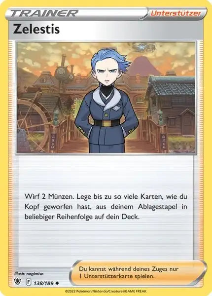 Zelestis 138/189 – Pokémon Astralglanz Karte