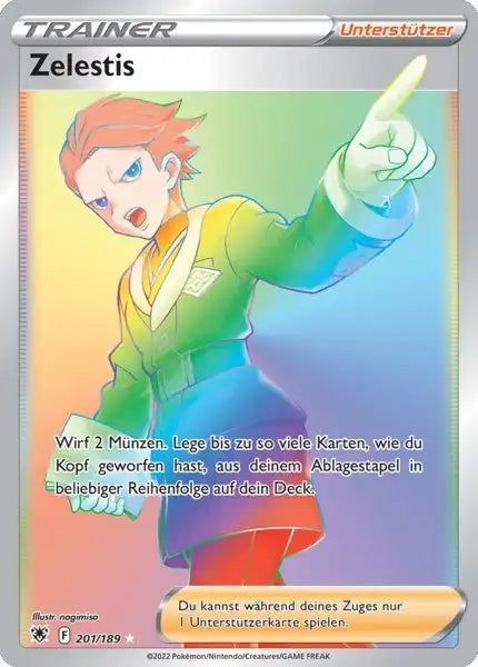 Zelestis 201/189 – Pokémon Astralglanz Karte