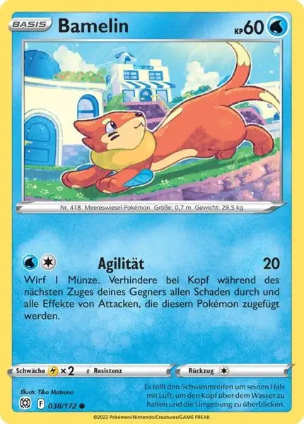 Bamelin 038/172 – Pokémon Strahlende Sterne Karte
