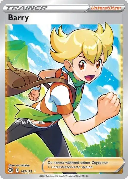 Barry 167/172 – Pokémon Strahlende Sterne Karte