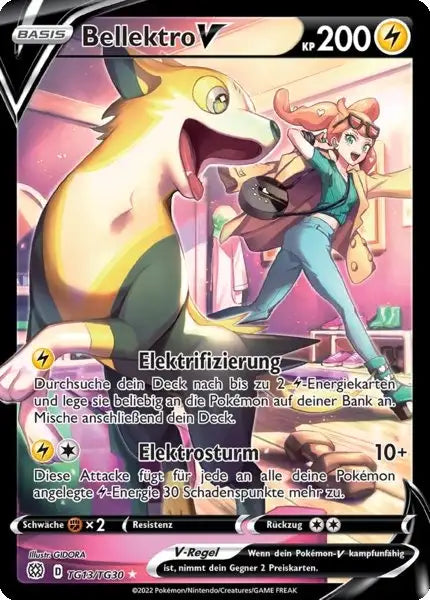 Bellektro V TG13 – Pokémon Strahlende Sterne Karte