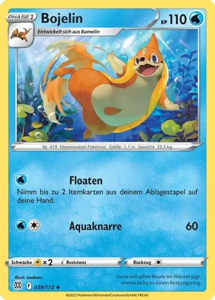 Bojelin 039/172 – Pokémon Strahlende Sterne Karte