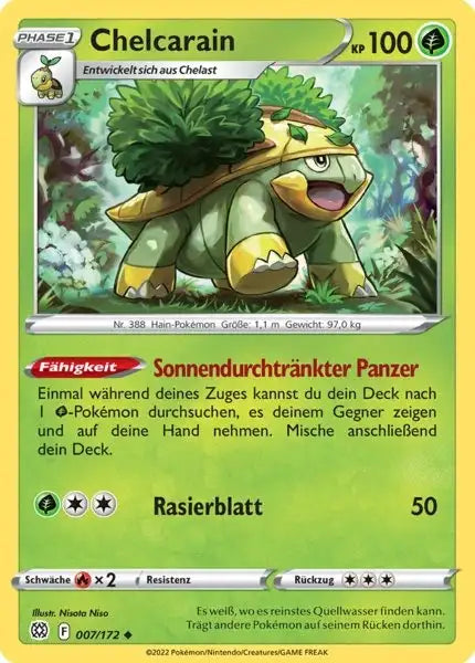 Chelcarain 007/172 – Pokémon Strahlende Sterne Karte