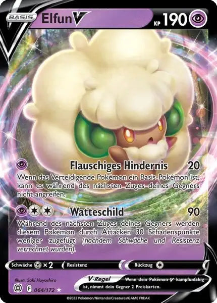 Elfun V 064/172 – Pokémon Strahlende Sterne Karte