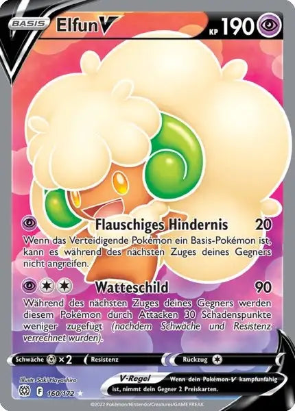 Elfun V 160/172 – Pokémon Strahlende Sterne Karte