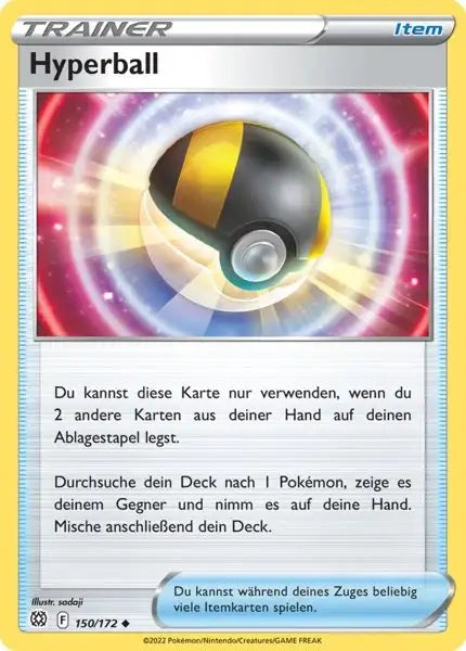 Hyperball 150/172 – Pokémon Strahlende Sterne Karte