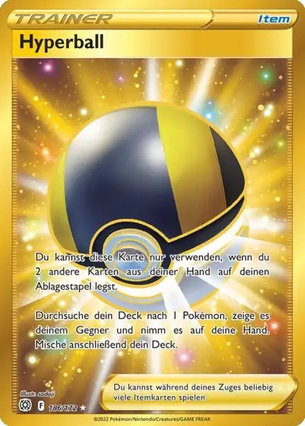 Hyperball 186/172 – Pokémon Strahlende Sterne Karte