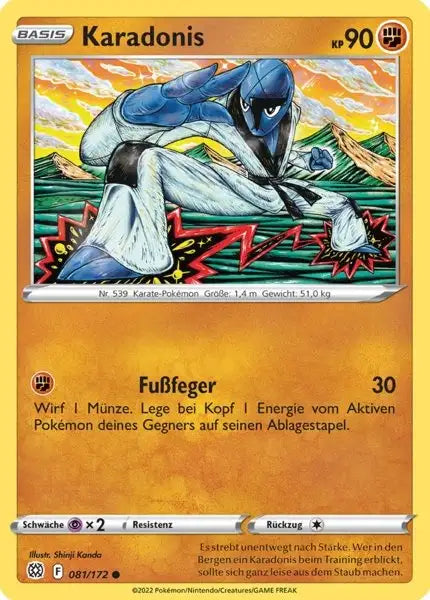 Karadonis 081/172 – Pokémon Strahlende Sterne Karte