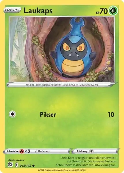 Laukaps 015/172 – Pokémon Strahlende Sterne Karte