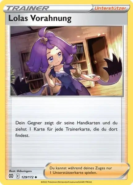 Lolas 129/172 – Pokémon Strahlende Sterne Karte