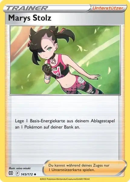Marys 145/172 – Pokémon Strahlende Sterne Karte