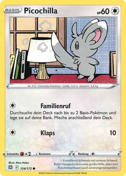 Picochilla 124/172 – Pokémon Strahlende Sterne Karte