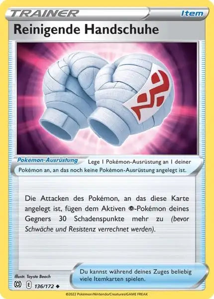 Reinigende 136/172 – Pokémon Strahlende Sterne Karte