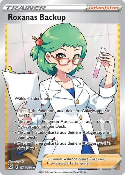 Roxanas 172/172 – Pokémon Strahlende Sterne Karte