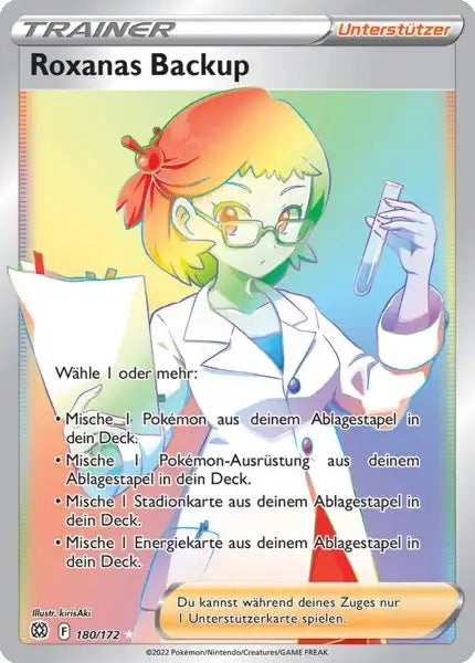Roxanas 180/172 – Pokémon Strahlende Sterne Karte