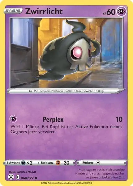Zwirrlicht 060/172 – Pokémon Strahlende Sterne Karte