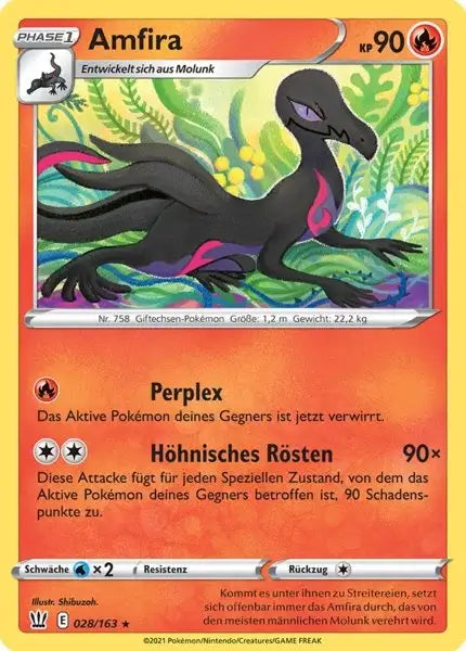 amfira 028/163 – Pokémon Kampfstile Karte