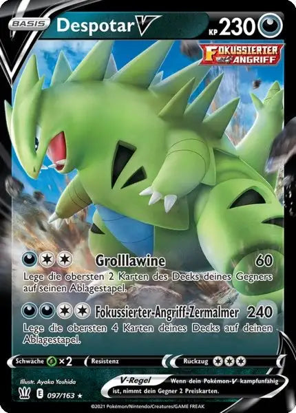 despotar v 097/163 – Pokémon Kampfstile Karte