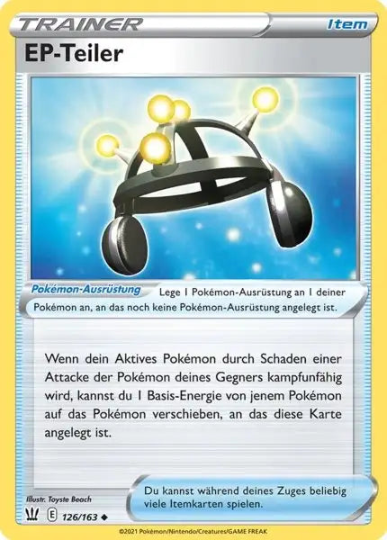 ep teiler 126/163 – Pokémon Kampfstile Karte