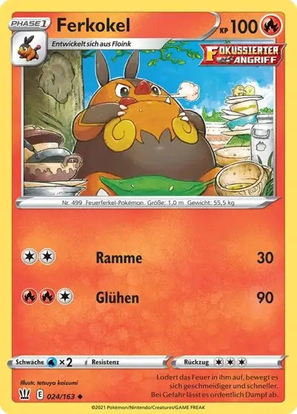 ferkokel 024/163 – Pokémon Kampfstile Karte