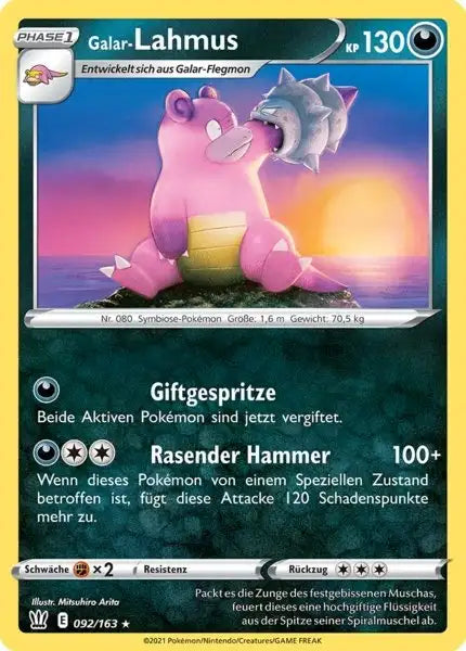 galar lahmus 092/163 – Pokémon Kampfstile Karte