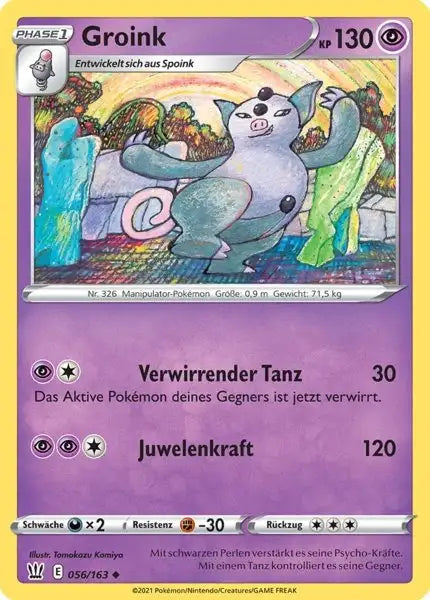 groink 056/163 – Pokémon Kampfstile Karte
