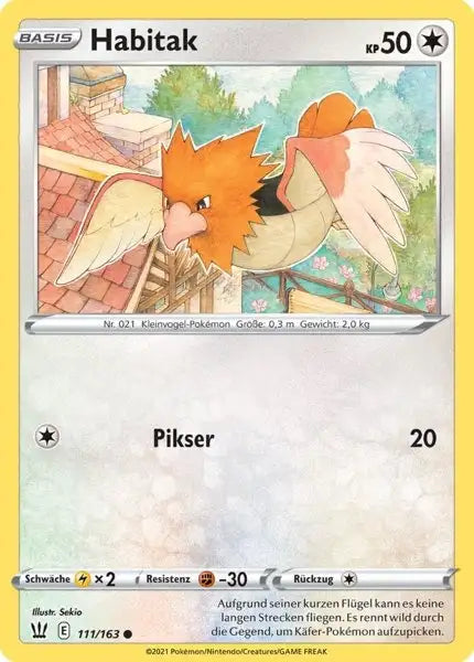 habitak 111/163 – Pokémon Kampfstile Karte