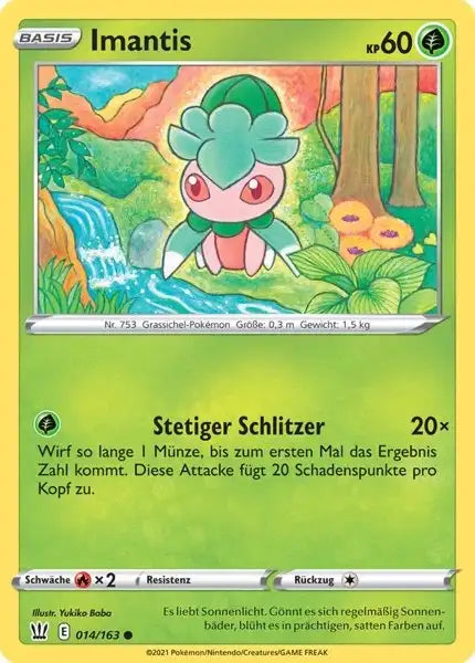 imantis 014/163 – Pokémon Kampfstile Karte
