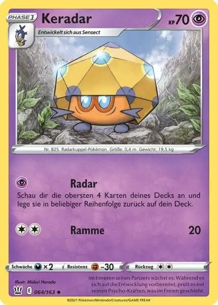 keradar 064/163 – Pokémon Kampfstile Karte
