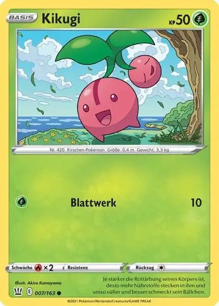 kikugi 007/163 – Pokémon Kampfstile Karte
