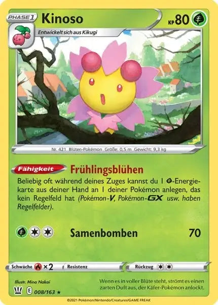 kinoso 008/163 – Pokémon Kampfstile Karte