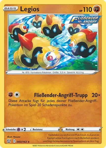 legios 083/163 – Pokémon Kampfstile Karte