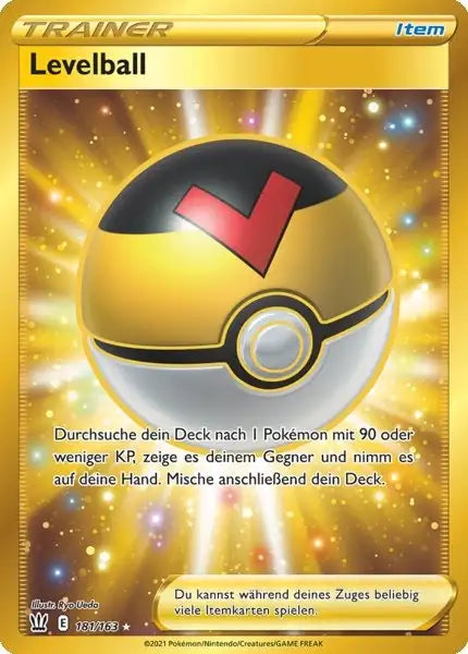 levelball 181/163 – Pokémon Kampfstile Karte