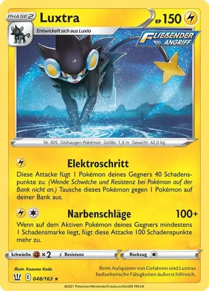 luxtra 048/163 – Pokémon Kampfstile Karte