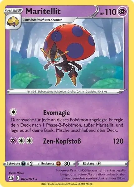 maritellit 065/163 – Pokémon Kampfstile Karte