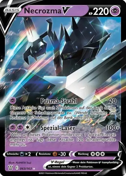 necrozma v 063/163 – Pokémon Kampfstile Karte