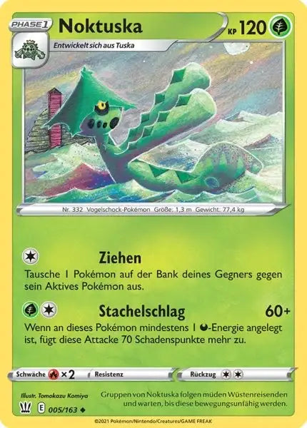 noktuska 005/163 – Pokémon Kampfstile Karte