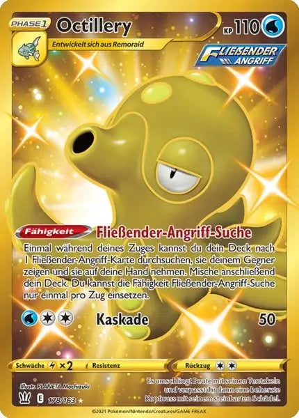 octillery 178/163 – Pokémon Kampfstile Karte