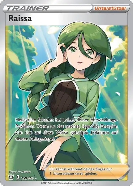 raissa 159/163 – Pokémon Kampfstile Karte