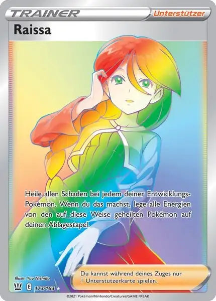 raissa 173/163 – Pokémon Kampfstile Karte