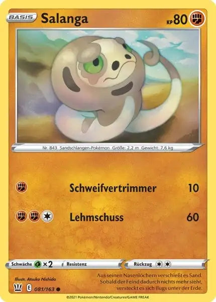 salanga 081/163 – Pokémon Kampfstile Karte