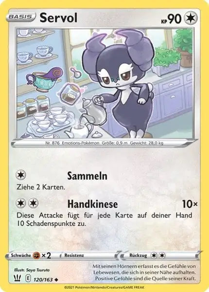 servol 120/163 – Pokémon Kampfstile Karte