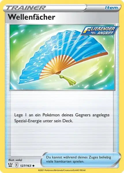 wellenfaecher 127/163 – Pokémon Kampfstile Karte
