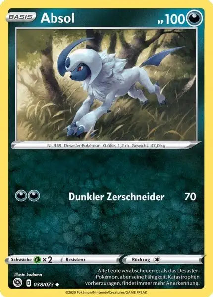 absol 038/073 – Pokémon Weg des Champs Karte