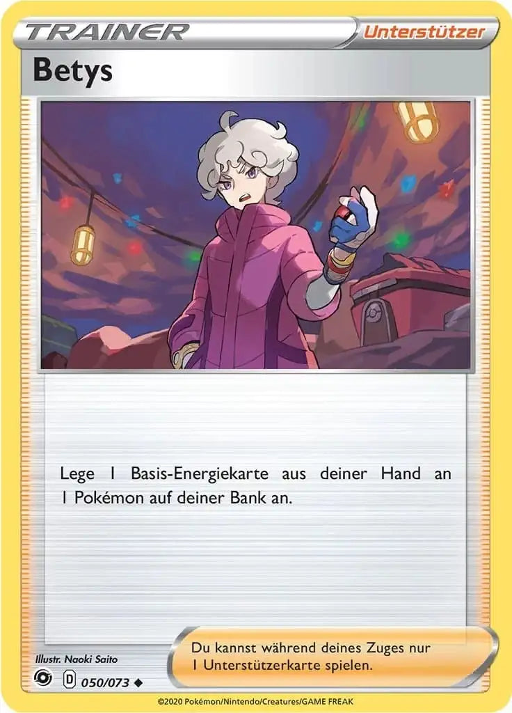 betys 050/073 – Pokémon Weg des Champs Karte