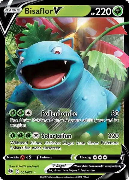 bisaflor v 001/073 – Pokémon Weg des Champs Karte